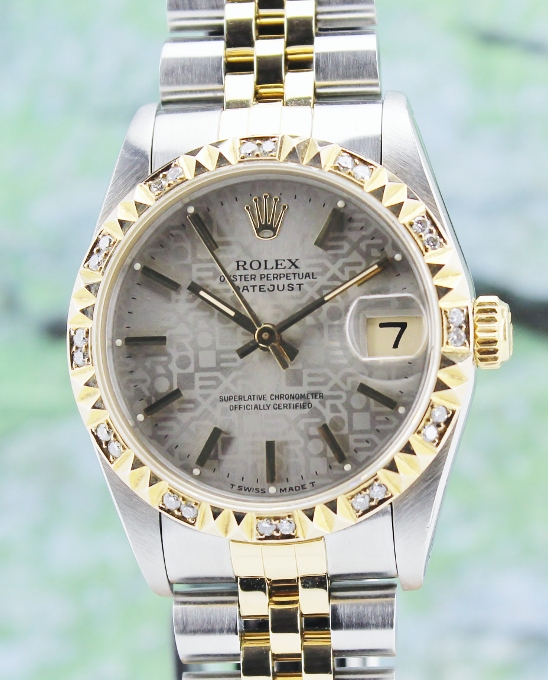 (image for) A ROLEX MID SIZE OYSTER PERPETUAL DATEJUST / 68273